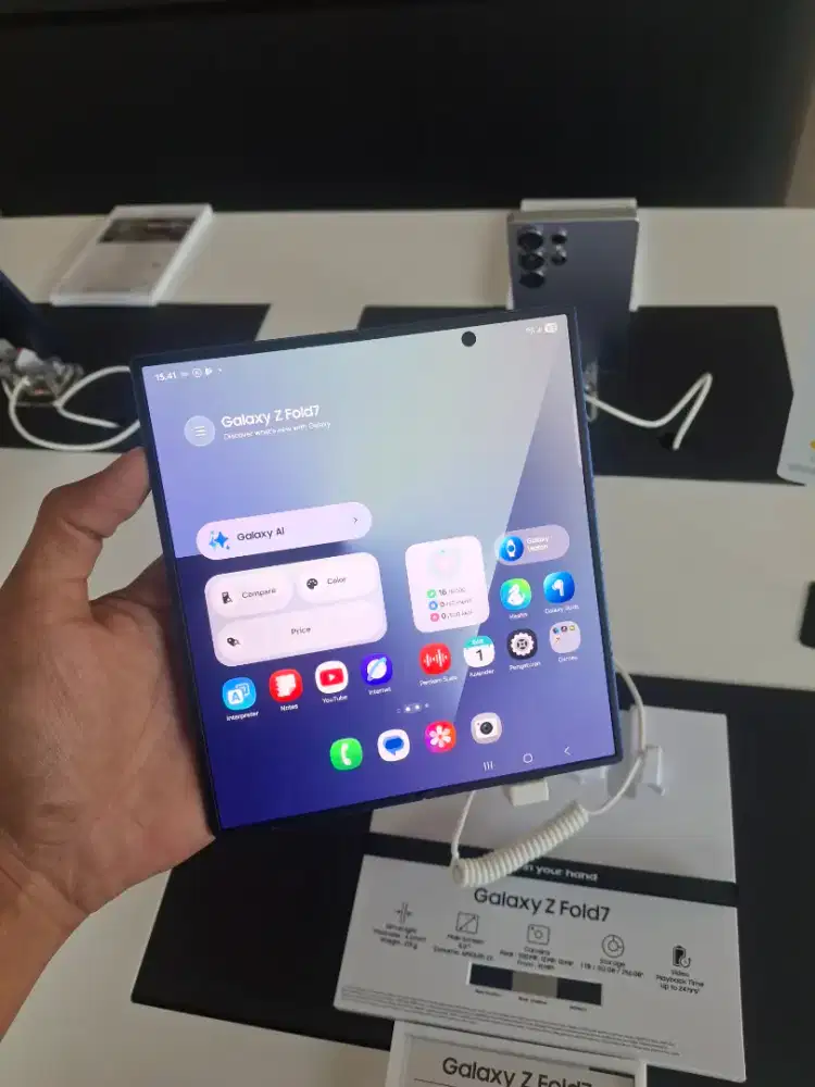 SAMSUNG Z FOLD7 FREE BUDS FE, CHARGER, ZPREMIERE DAN GOOGLE AI PRO
