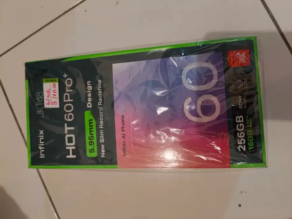 Bismillah jual HP infinix hot 60 pro plus 8/256 like new