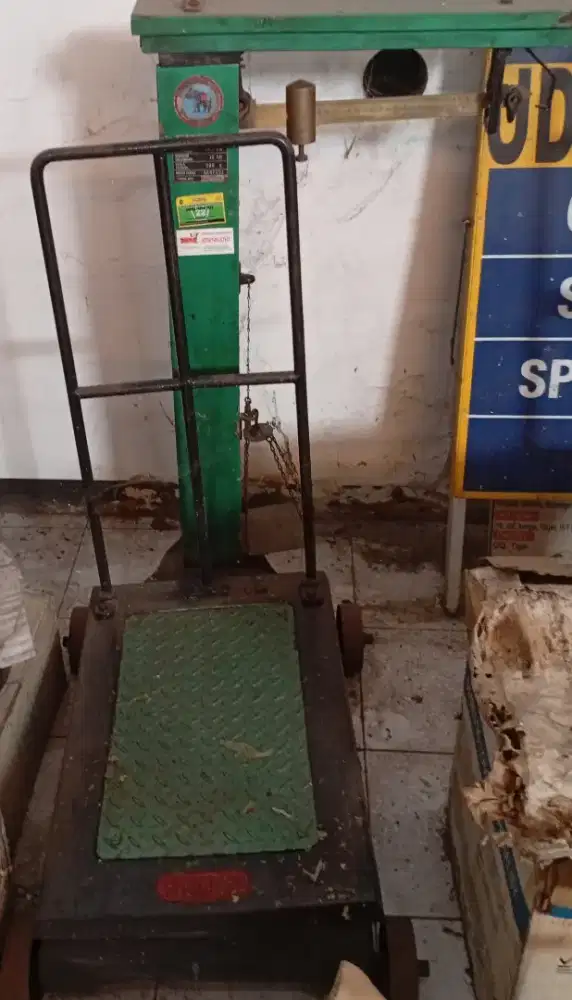 Jual segera timbangan duduk untuk kapasitas max 500 kg