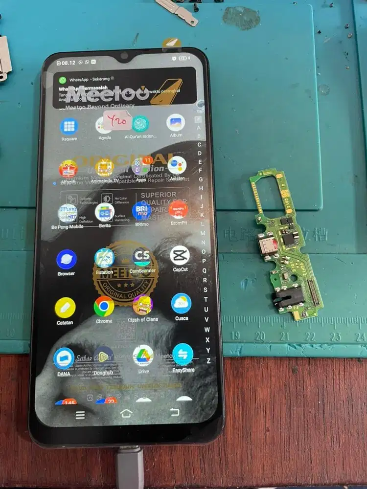 Ganti papan cas dan lcd vivo y20 bergaransi