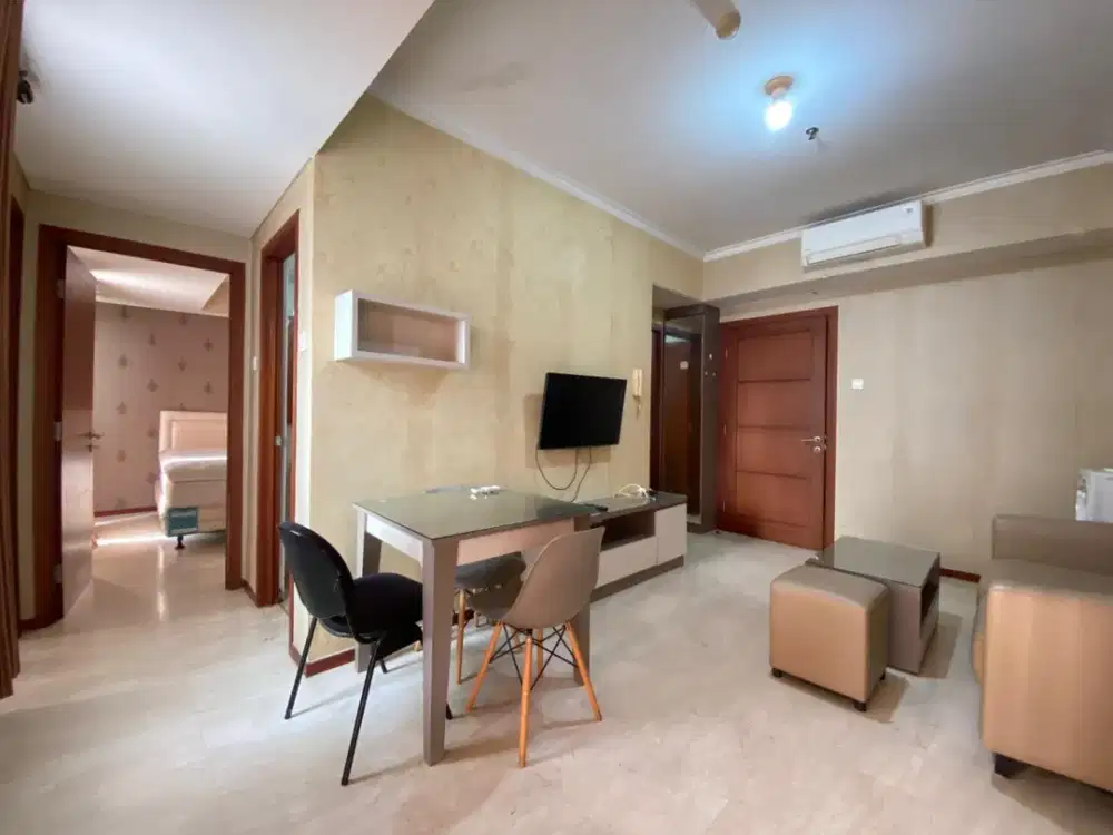 2BR plus furnish MURAH Apt.Royal mediterania dekat CP Tj Duren