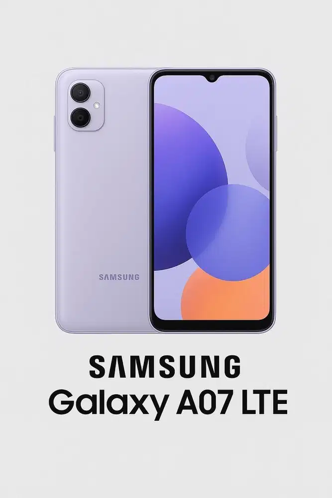 Samsung Galaxy A07 4/128GB Light Violet – Segel Baru & Garansi