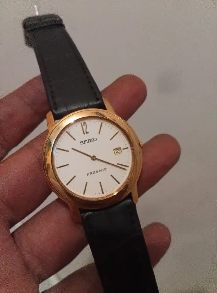 Jam Seiko Presage Vintage Original Siap Pakai.