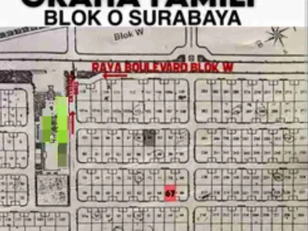 Dijual Kavling Graha Family blok O