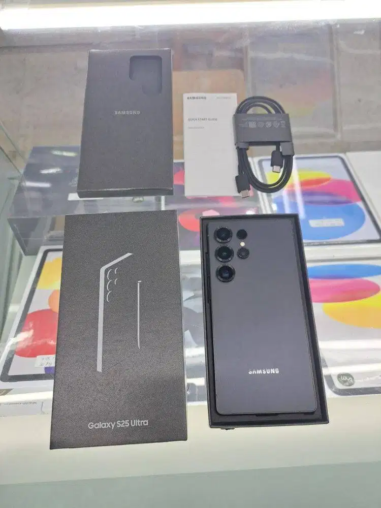 Second Samsung Galaxy S25 Ultra 12/1TB Jet Black Garansi Resmi ON