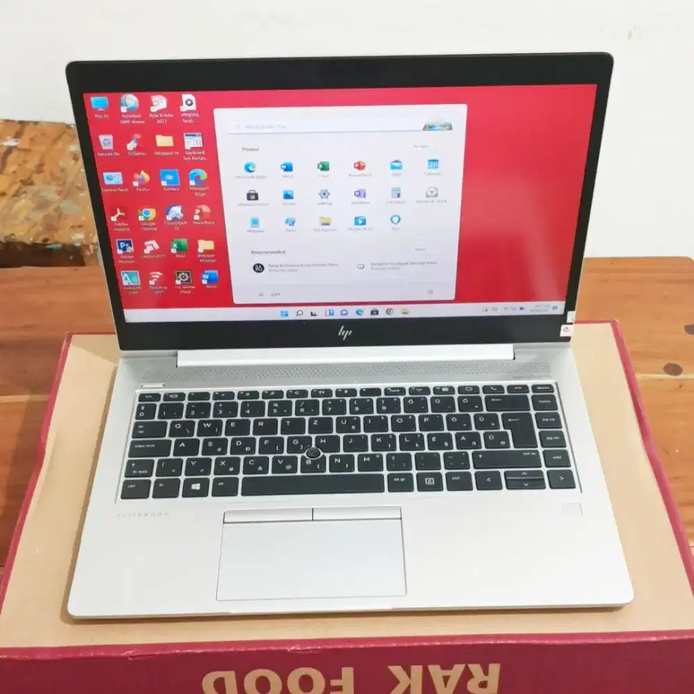 Laptop Gaming Ryzen Ram 8gb ssd 256gb Hp 745G5