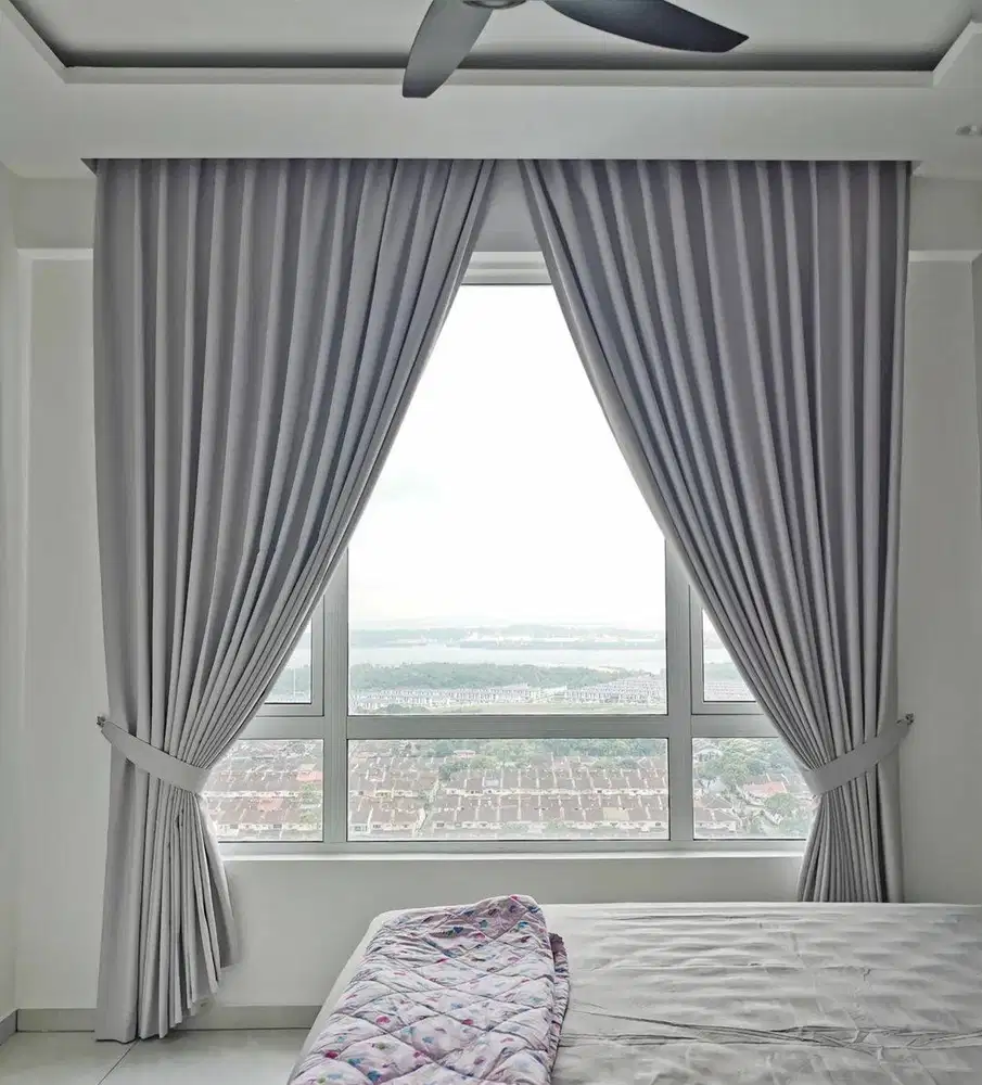 Termewah Gorden Pasang Wallpaper Korden Gordeng Horden Roller Blind