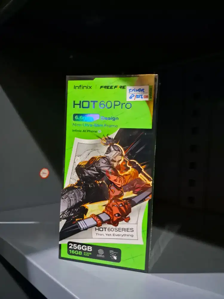 Jual Hot 60 pro 8/256 New GARANSI