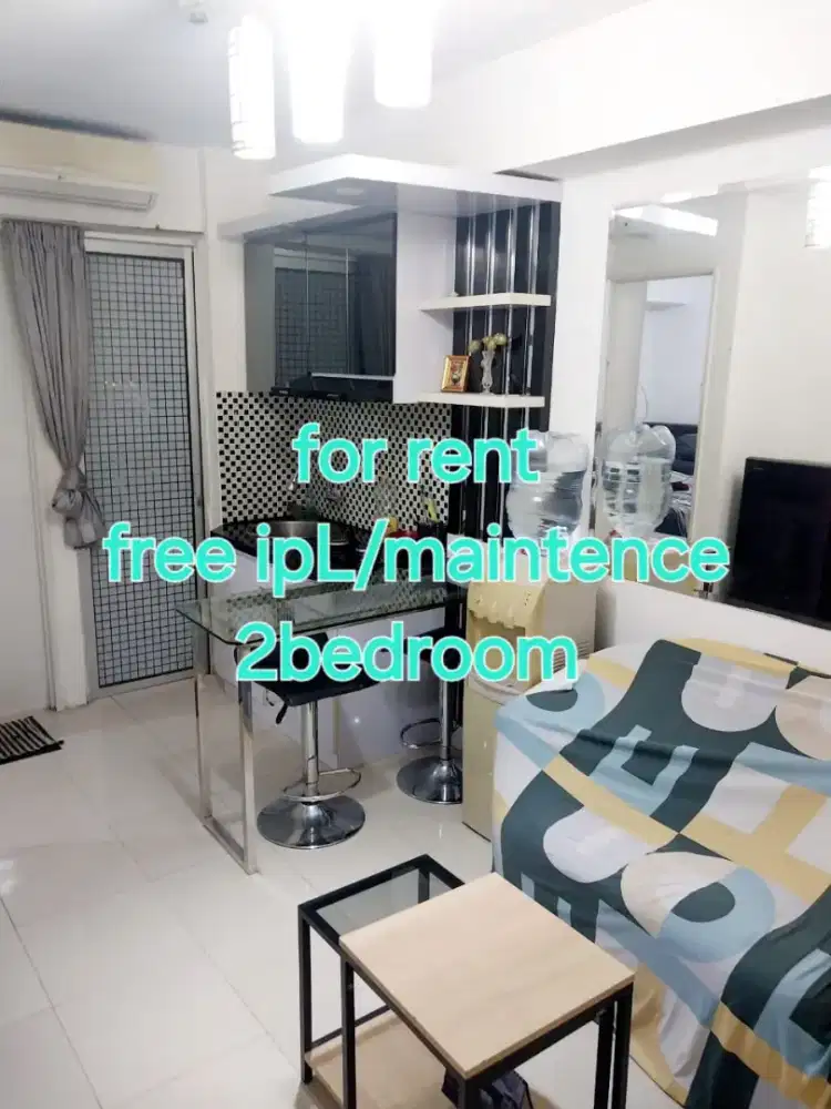 Stock sewa mall bassura city type 2bedroom free IpL Maintenance