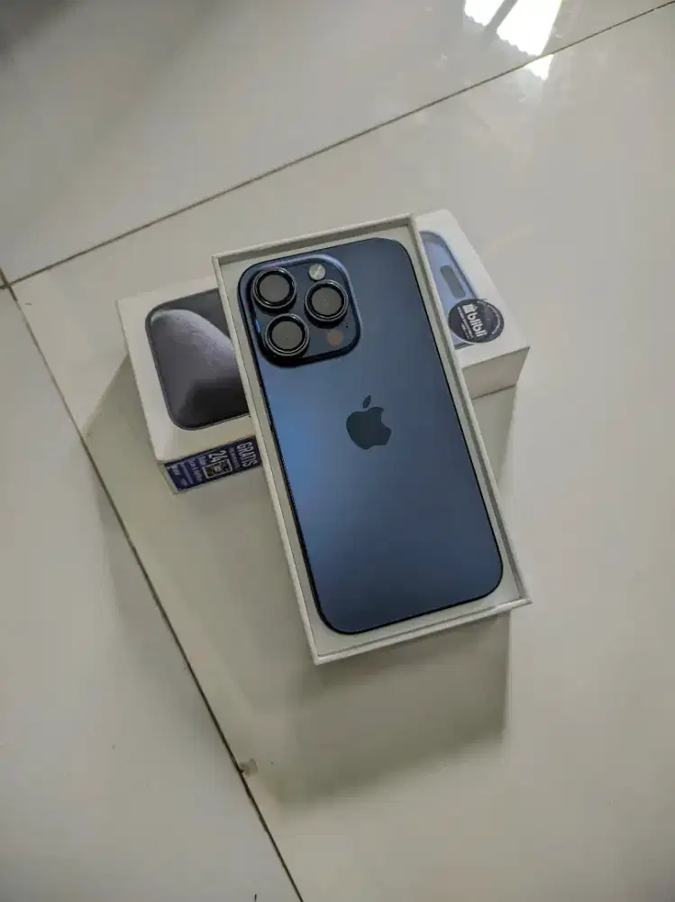 iPhone 15 pro 128gb titanium blue iBox