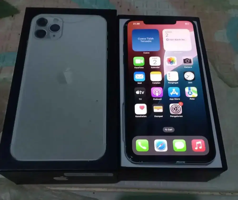 Iphone 11 pro max 256GB inter

Fullset

Hb :95%

Alloperator