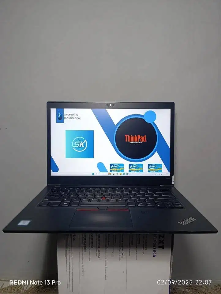 Lenovo ThinkPad T480s | i5 Gen 8 | 8GB RAM | SSD 256GB | Laptop Second