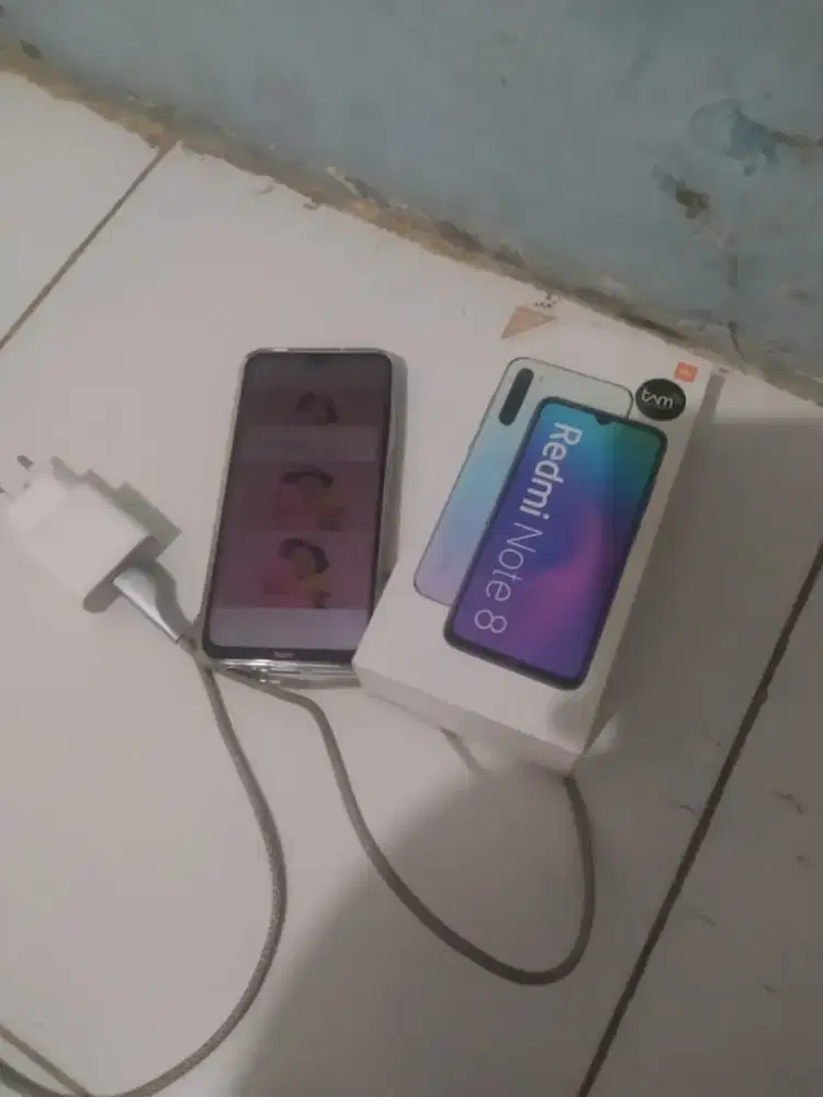 REDMI NOTE 8 FULL SET MULUS ORI RAM 4+1/64