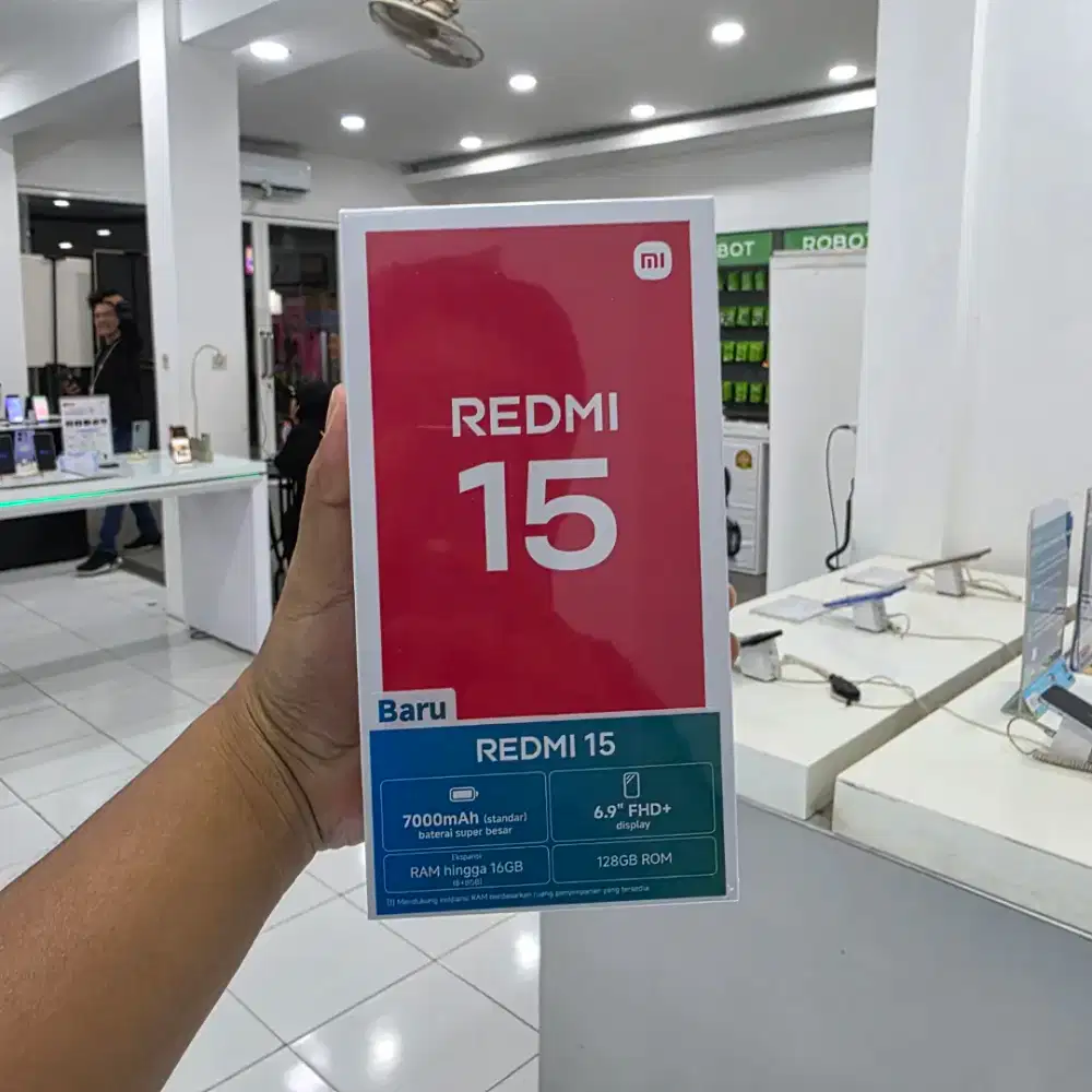 REDMI 15 TERBARU NEW GARANSI RESMI
