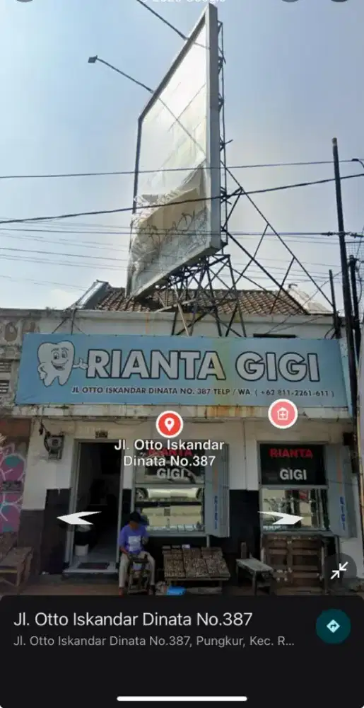 Rumah pinggir jl. Otista