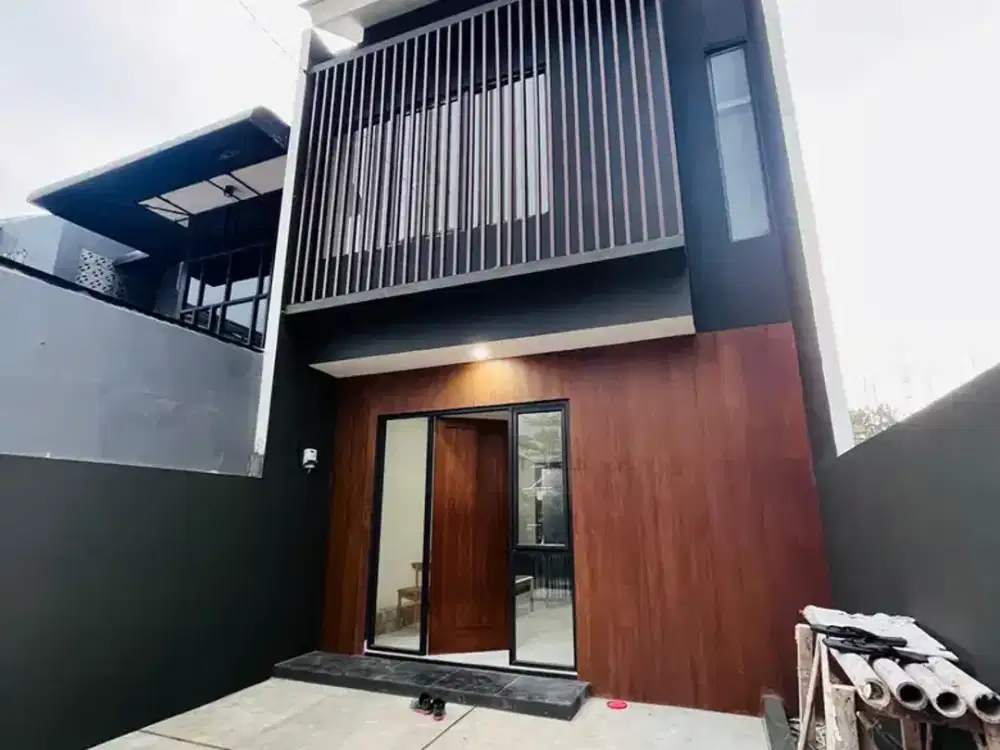 DIJUAL RUMAH JATIASIH 800 JUTAAN TANAH LUAS 2 LANTAI BEBAS BANJIR