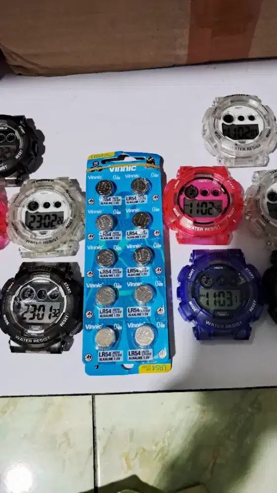 Kepala Jam tangan MIRETE ANTI AIR sport Baru tinggal belikan Tali