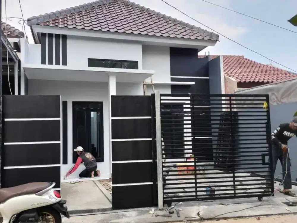 Rumah baru Lt90 nyaman dan strategis