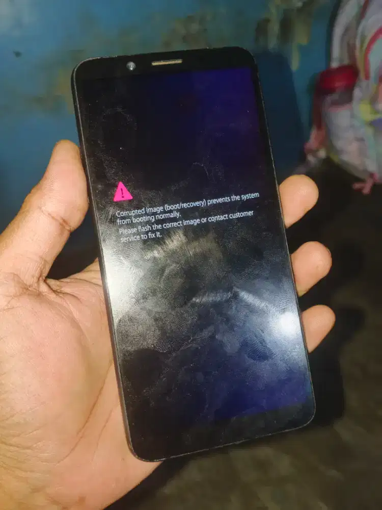 oppo f5 minus mentok di logo