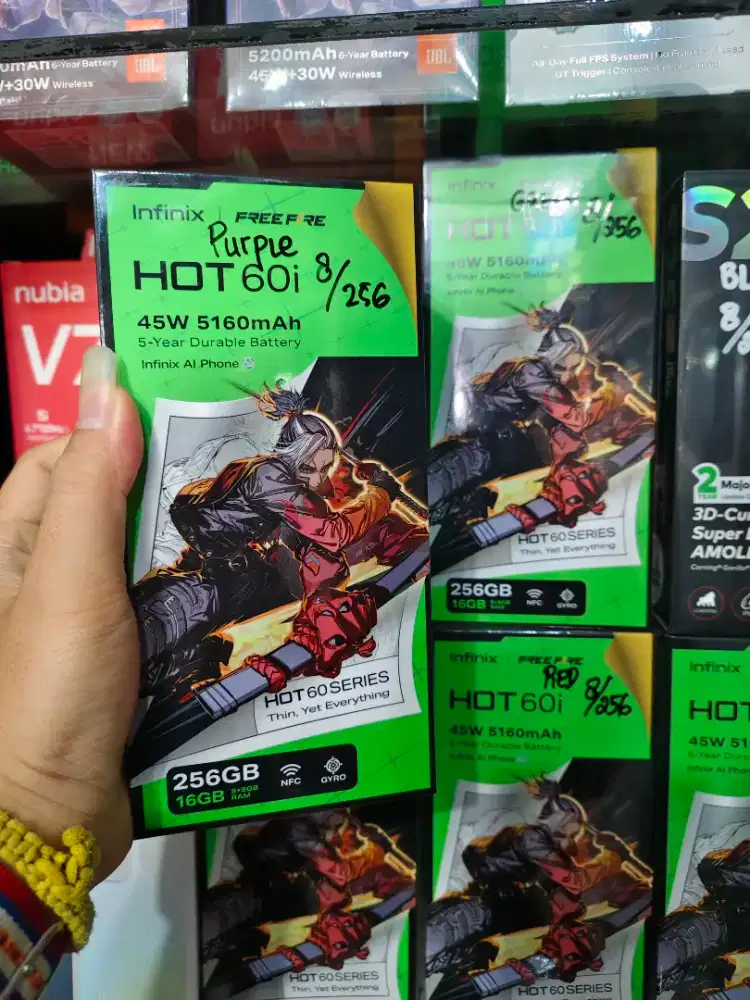 Infinix hot 60i 8/256 promo garansi resmi 1 tahun