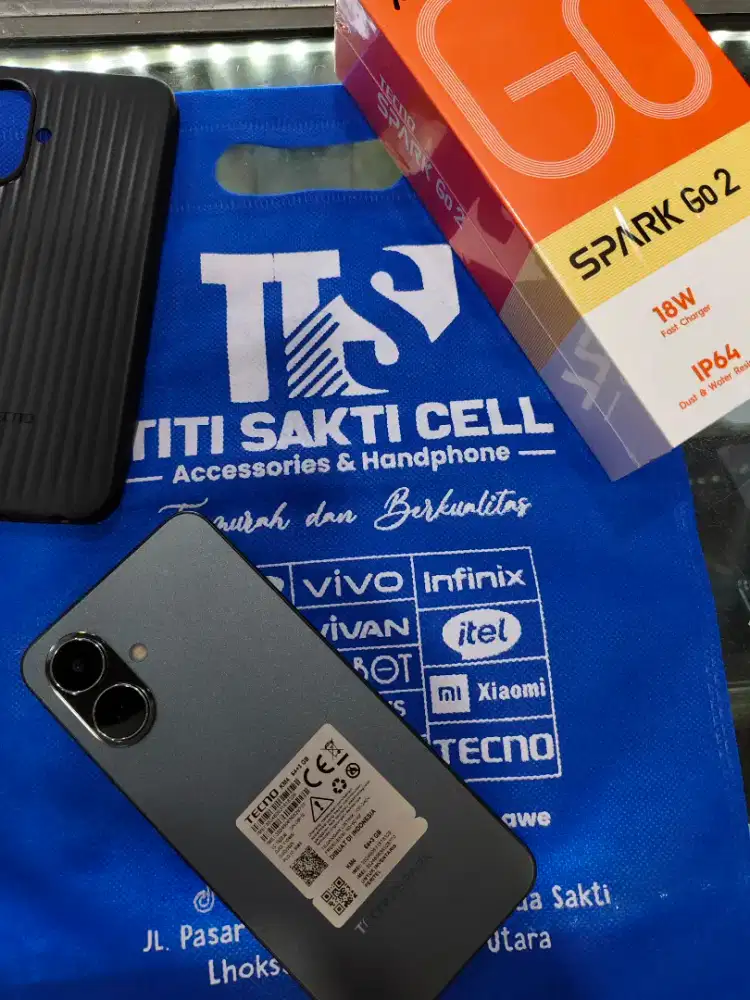 Tecno spark go 2 Ram 6 promo garansi 13 bulan segel pabrik