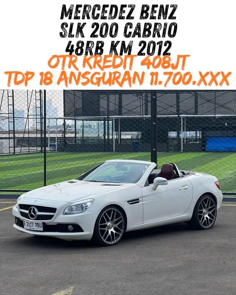 TDP 18jt Mercedes benz Grand SLK 200 CGI Cabriolet 2012