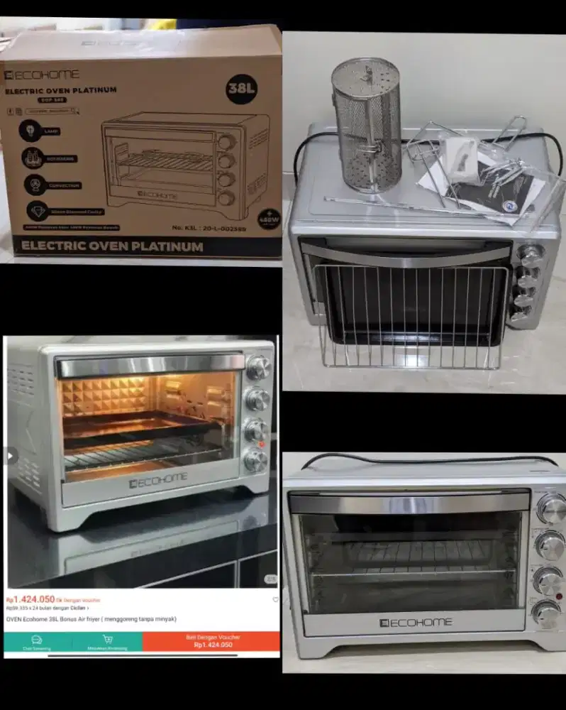 Oven electric seperti baru baru beli beberapa bulan lalu