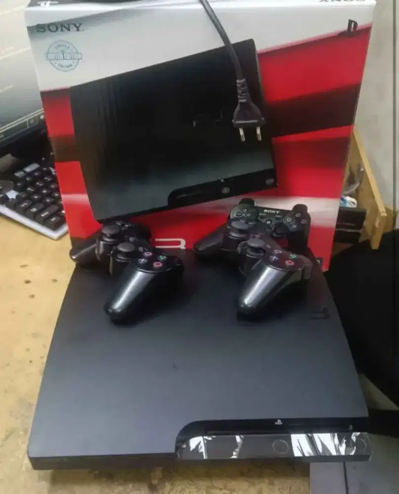 PS3 slim seri 21 hardisk 500gb fullset