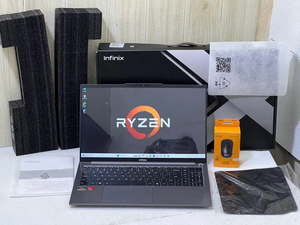 Laptop Infinix XBOOK B15 R7-5825U 8/512 GB Baru 1 Minggu Garansi 1 Thn