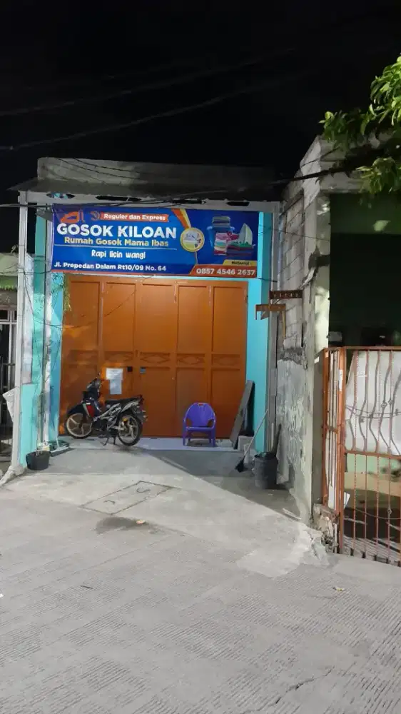 Gosok kiloan mama ibas terima antar jemput