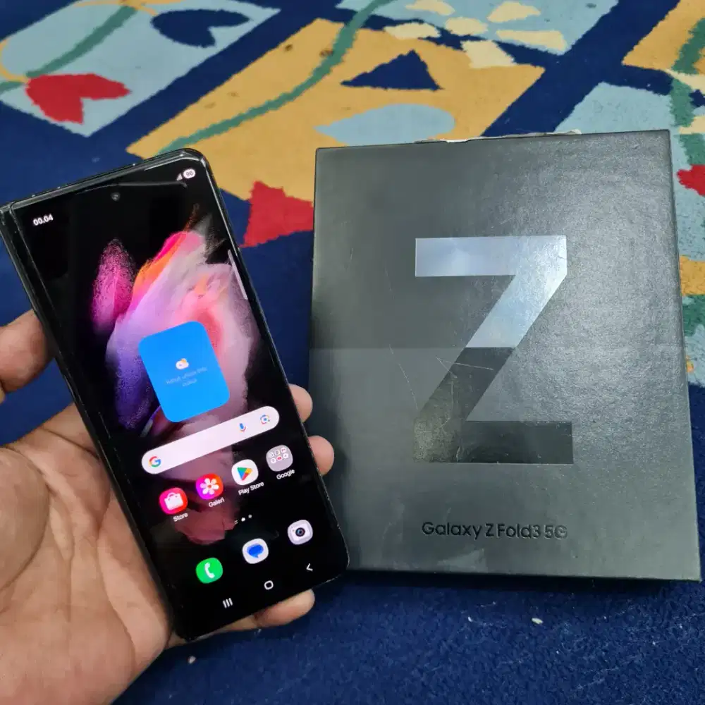 SAMSUNG GALAXY Z FOLD3 5G 12/256 SEIN SECOND RESMI ORIGINAL