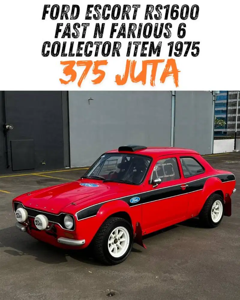 Ford Escort Rs1600 Mk1 1975 collector item