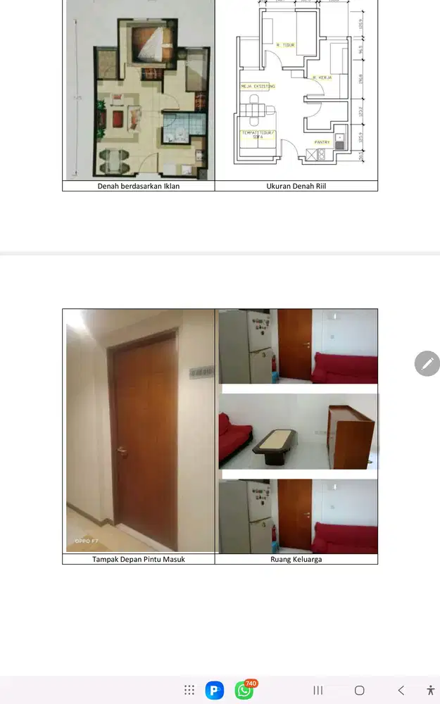 Apartemen East Cost disewakan