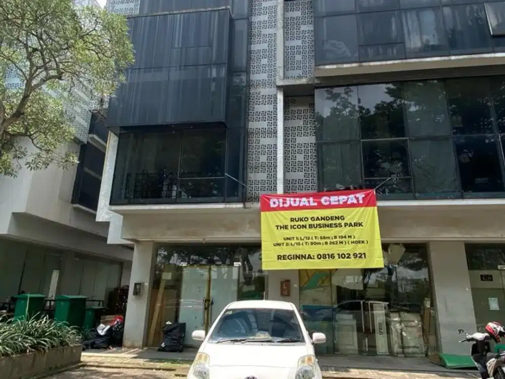 RUKO GANDENG  ICON BUSINESS PARK BSD SBERANG ATMA JAYA AKSES TOLL BARU
