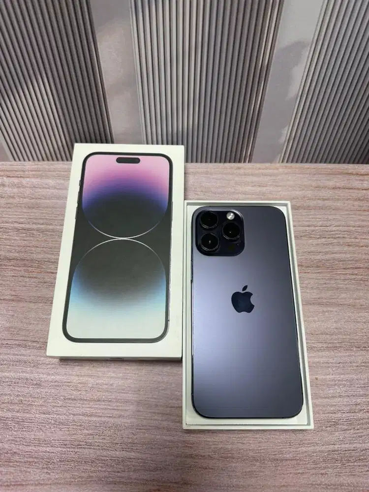 Iphone 14pm 128gb purple resmi