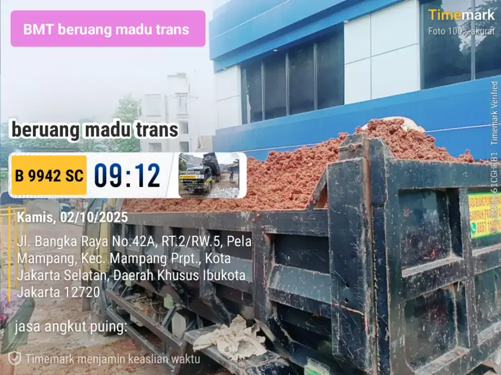 Jasa pengurugan lahan dan buang puing sampah