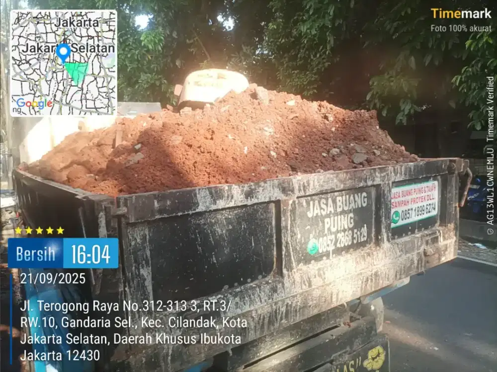 Jasa pengurugan puing dan tanah