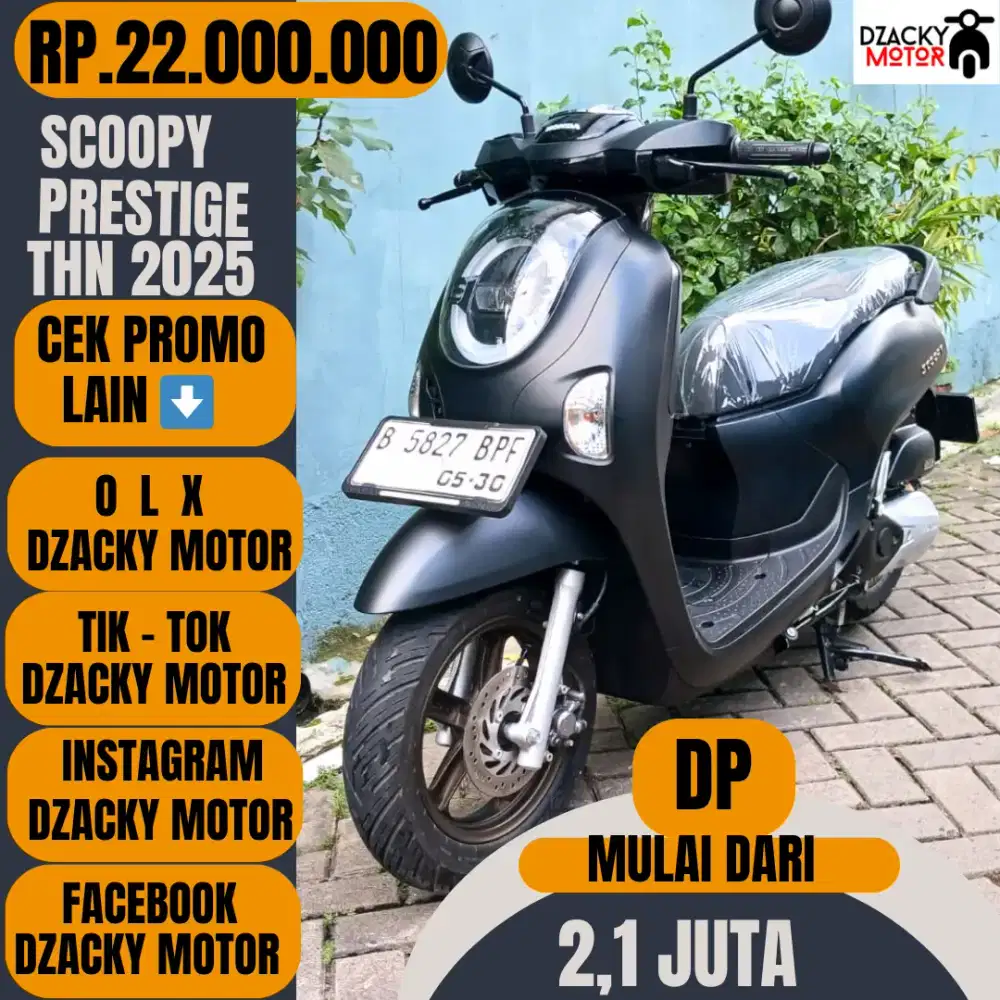 SCOOPY PRESTIGE 2025 SECOND LIKE NEW