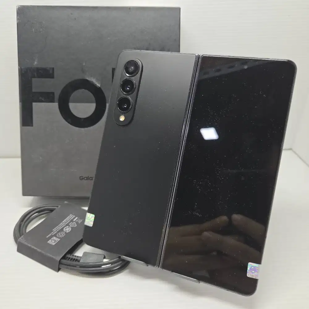 MULUS! SAMSUNG GALAXY Z FOLD 4 5G 256GB Black RESMI INDO EX SEIN