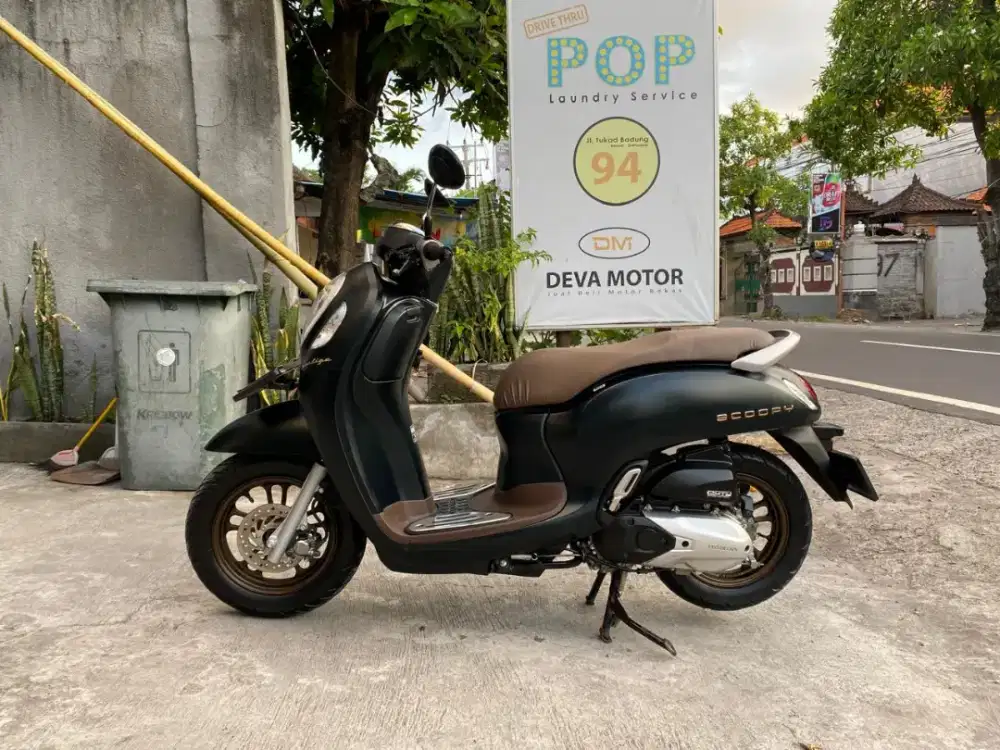 Scoopy 2024 DP 500 prestige hitam Deva motor