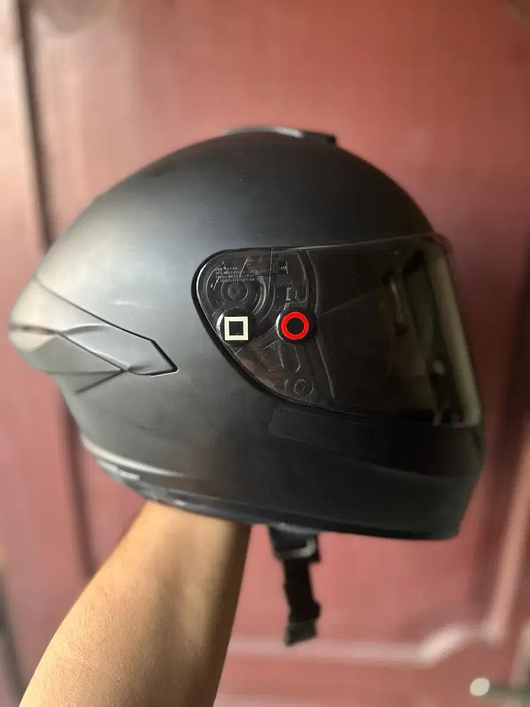 Helm NHK Mark1 Double Visor Size L Seperti Baru
