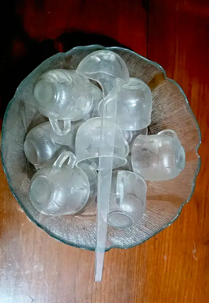 Arcoroc France Fleur Glass Punch
/ gelas buah 
Wadah es campur es buah