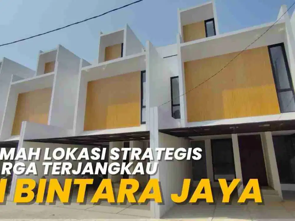 Rumah Di Bintara Jaya Siap Huni (Akses 2 Mobil) 2 Lt + Rooftop Nempel Jakarta Dekat Tol & LRT Kota Bekasi