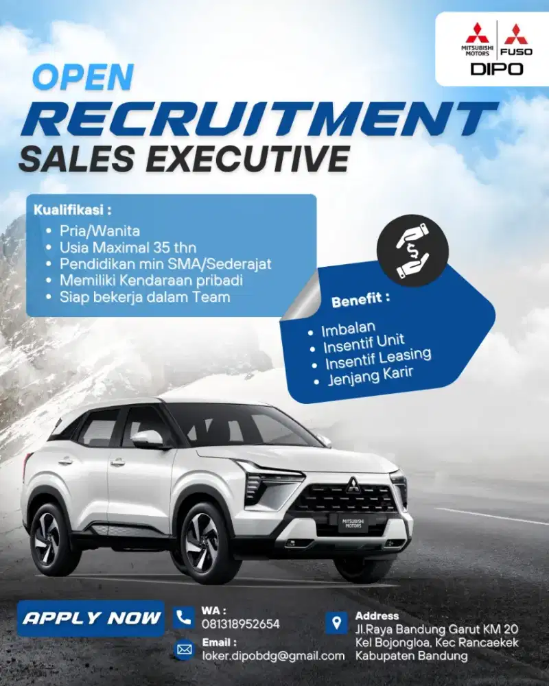 Loker sales Mobil Mitsubishi