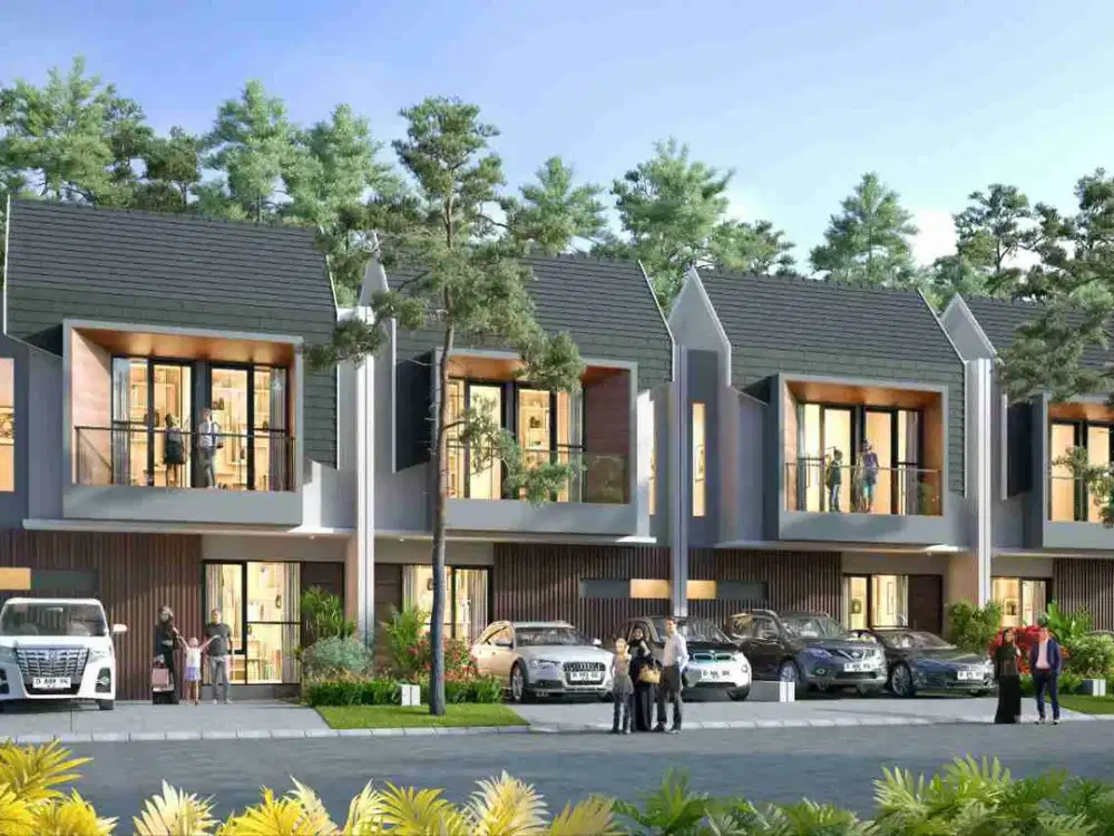 Rumah Cimahi Utara 2 lantai lahan luas+club house akses pintu tol dan area wisata Lembang Bandung