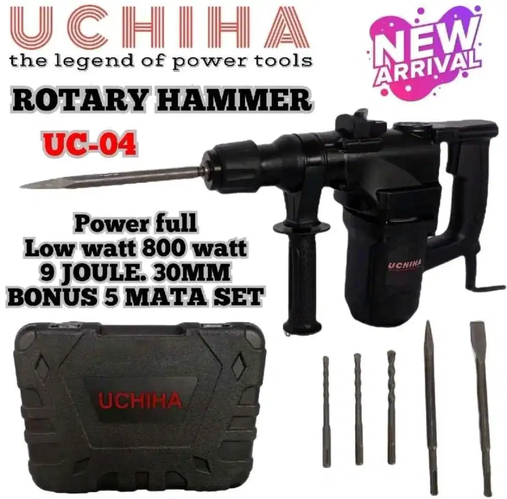 Mesin Jack Hammer Drill 2Mode 30MM UC 04 Japan Bor bobok Beton proyek