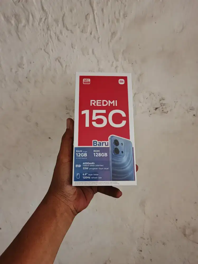 [ Fast respon WA ] Xiaomi Redmi 15C NFC 6+6/128 Garansi resmi 15bln