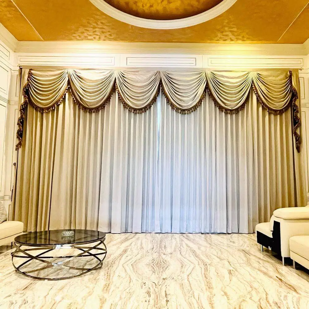 Penyedia Tirai Gorden Jendela Gordyn Mewah Hordeng Model Terbaru Murah