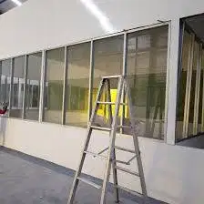 Partisi - Plafon Gypsum / PVC + Kusen Aluminium + PVC-LIS MOULDING-WPC