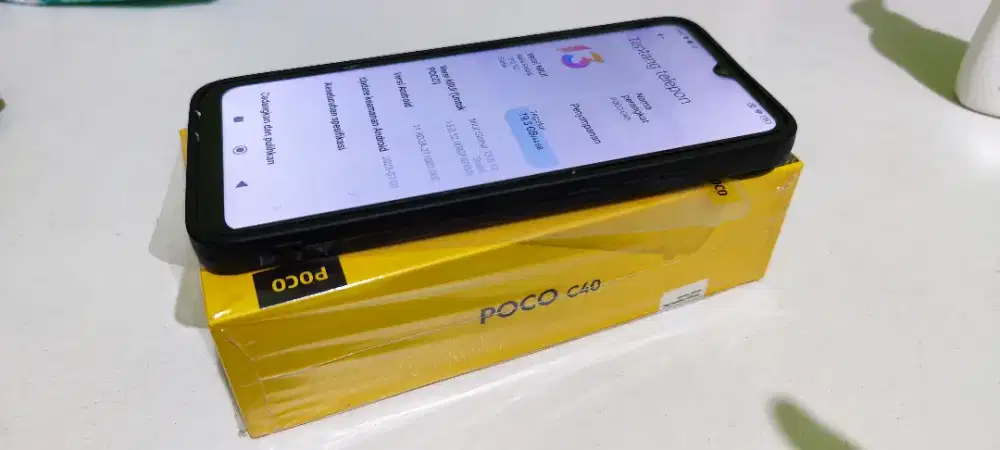 Poco c40 4/64 minus pemakaian
